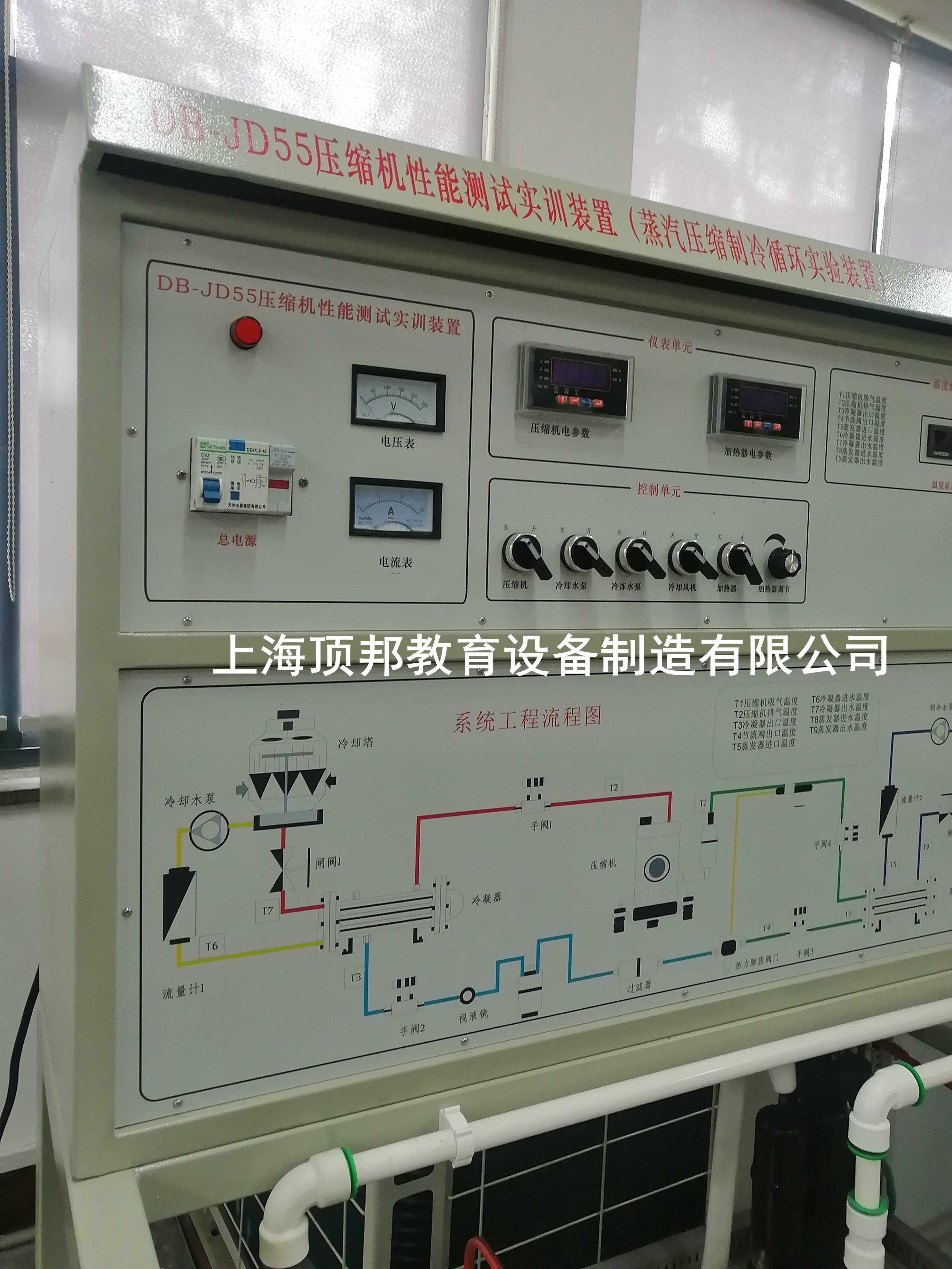 壓縮機性能測試實訓裝置